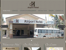 Tablet Screenshot of airporthotel.com.pk